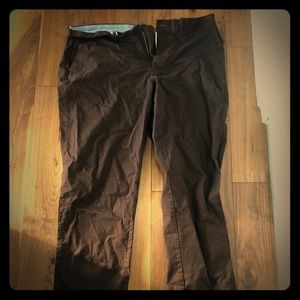 Flat front lightweight chinos